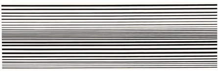 Bridget Riley, 'Horizontal Vibration', 1961. © Bridget Riley 2014. All rights reserved.